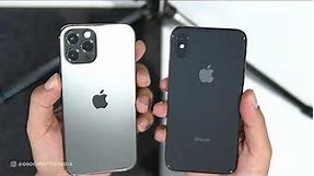 iPhone 12 Pro vs iPhone X Side by Side Comparison
