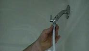 How to install a hand held or telephone shower.