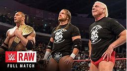 FULL MATCH — Batista, Ric Flair & Triple H vs. Edge, Randy Orton & Umaga: Raw, Dec. 10, 2007
