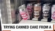 Trying Canned Cake From A Vending Machine 🤔🍰