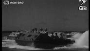 USA / DEFENCE: World War II: LVT amphibious landing craft tested (1941)