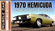 1970 Plymouth Cuda 426 Hemi 4-Speed - Muscle Car Of The Week Video Episode 348