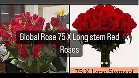 DIY X long stem Red Rose Bouquet from Global Rose