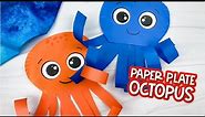 Paper Plate Octopus Craft For Kids