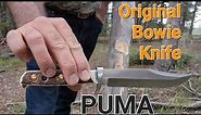Puma Original Bowie Knife Review. Puma Knives. 440c Hunting Knife.