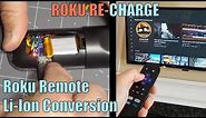 Roku Remote USB Rechargeable Upgrade [Li-ion Howto]