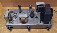 Stereo tube amplifier test SE 6BQ5 / EL84 with schematic