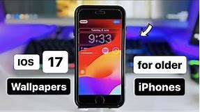 IOS 17 wallpapers for iPhone 7, 6s, 8, X || How to download ios 17 wallpaper in any iPhone