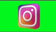 Instagram NEW Logo Green Screen Animated 3D