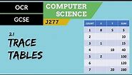 56. OCR GCSE (J277) 2.1 Trace tables