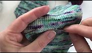 How to knit 2 pairs of socks out of a machine cranked sock tube