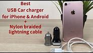 Best usb car charger for iPhone | Mivi Dual Usb Smart Car Charger