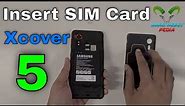 Samsung Galaxy Xcover 5 Insert The SIM Card