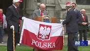 Holyoke honors Polish-American Heritage Month with flag raising