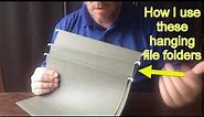 How I use these Hanging File Folders
