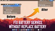 How to Fix Battery Service Warning Macbook Without Replace (Working)