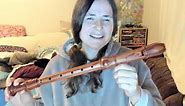 Recorder: Composition: The Happiness of Rain, Moeck Rottenburgh alto & soprano recorders in rosewood
