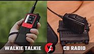 Walkie Talkie vs CB Radio