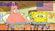 Spongebob and Patrick say 24 & 25 joke in 8 different language