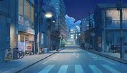 Japanese Street At Night Live Wallpaper - MoeWalls