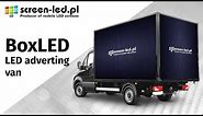 BoxLED - LED mobile advertising van - LED truck - Screen-LED.com
