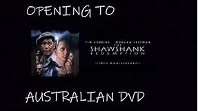Opening to The Shawshank Redemption Australian DVD