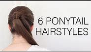 6 Quick and Easy Ponytail Hairstyles for School