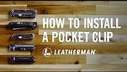 How to Install a Pocket Clip on Your Multi-tool