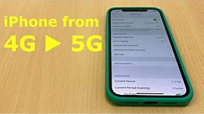 How to Change iPhone 12 Series from 4G To, 5G