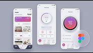 UI Design a Smart Home app in Figma - Full Course