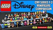 LEGO Disney CMF Comparison: Series 1, 2, and 3 RANKED and REVIEWED!
