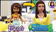 Lego Friends Andrea as a Sim! Sims 4 Create-a-Sim CAS