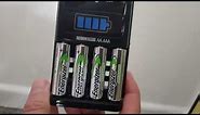 Energizer 1 Hour AA and AAA Battery Charger unbox/demo/review