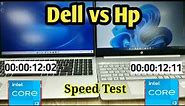 Dell vs Hp Laptop | dell inspiron core i3 11th gen vs hp core i3 11th generation | Speed Test