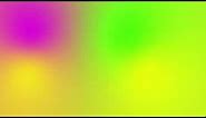 1 Hour Mood Lights | Radial gradient colors | Screensaver | LED | yellow green pink | Background