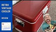 🍒 Vintage / Retro Cooler➔ **2 Year Review** + Visual Tour (Red) - Coleman