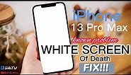 iPhone stuck on White Screen of Death, fixed!!!