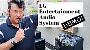 Demo of LG OJ98 Entertainment Audio System
