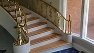 Brass Restoration | Central Staircase Brass Railing