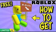 [LIMITED STOCK] *FREE ITEM* How To Get FRIENDLY NOOB SIGN on Roblox - UGC Don't Move
