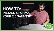 How to Install and Format Your 2.5-Inch SATA SSD | Inside Gaming With Seagate