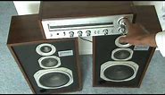 Vintage Technics SB-L50 Speakers SA-101 AM FM