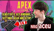 NRG Aceu Apex Legends Settings, Keybinds, Sensitivity, Gear and Setup Update 2021