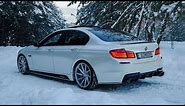 2011 BMW 5 Series F10 White Pearl Interior Exterior Visual Review