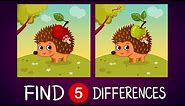 Find The Differences | 5 Best Spot The Difference Puzzles | Fun Puzzles For Kids | Mango Kids