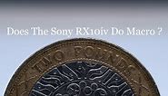 The Sony Rx10iv can it do macro photography?