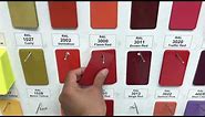 RAL Powder Coated Color Chip Plate Samples | Crosslink Paints