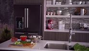 KitchenAid 30 in. Electric Even-Heat True Convection Wall Oven with Built-In Microwave in Black Stainless KOCE500EBS