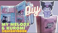 DIY My Melody and Kuromi Squishybook | Recreate | Tutorial