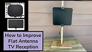 Improve Flat TV Antenna Reception - Improving Indoor TV Reception